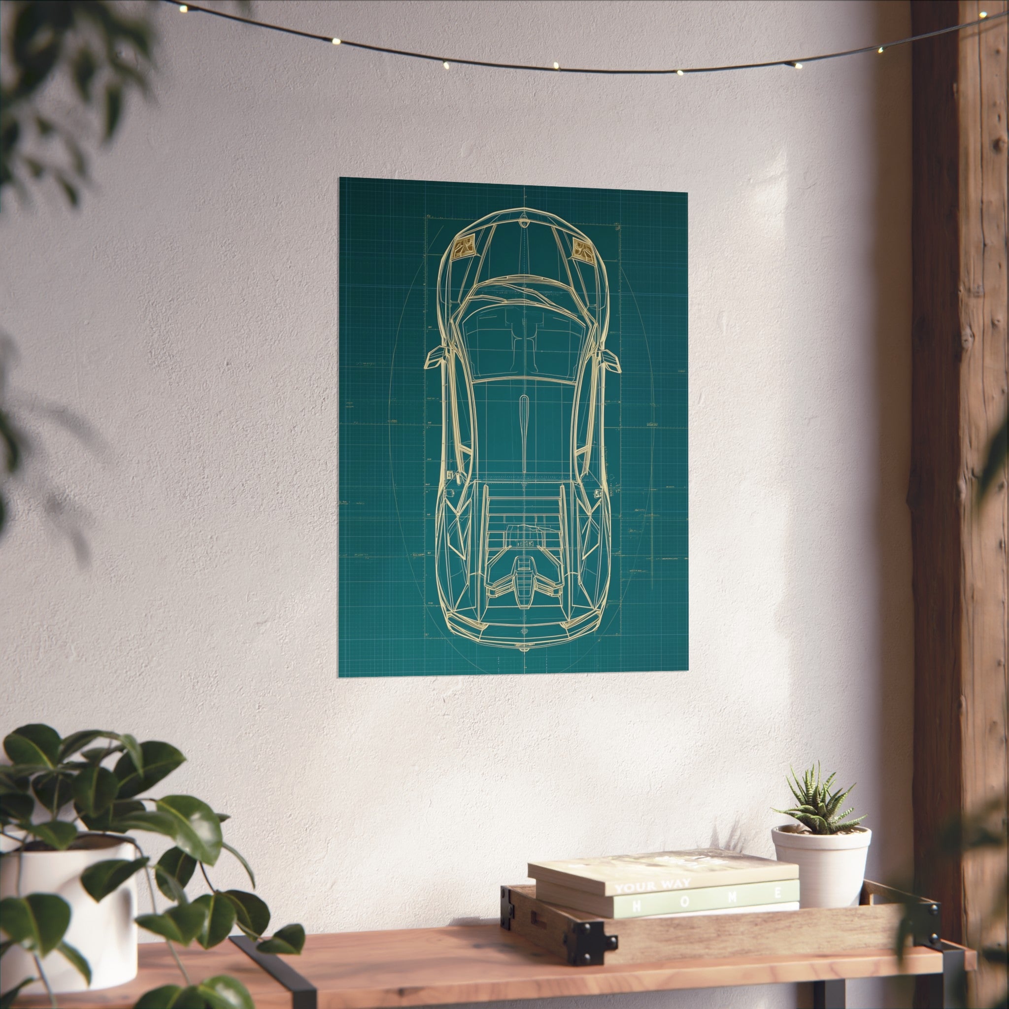 Supercar blueprint