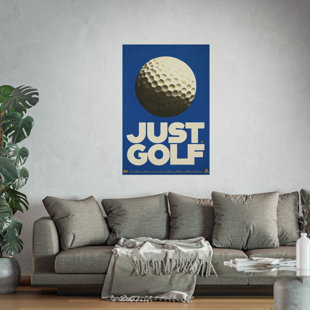 Just Golf Fine Art Poster