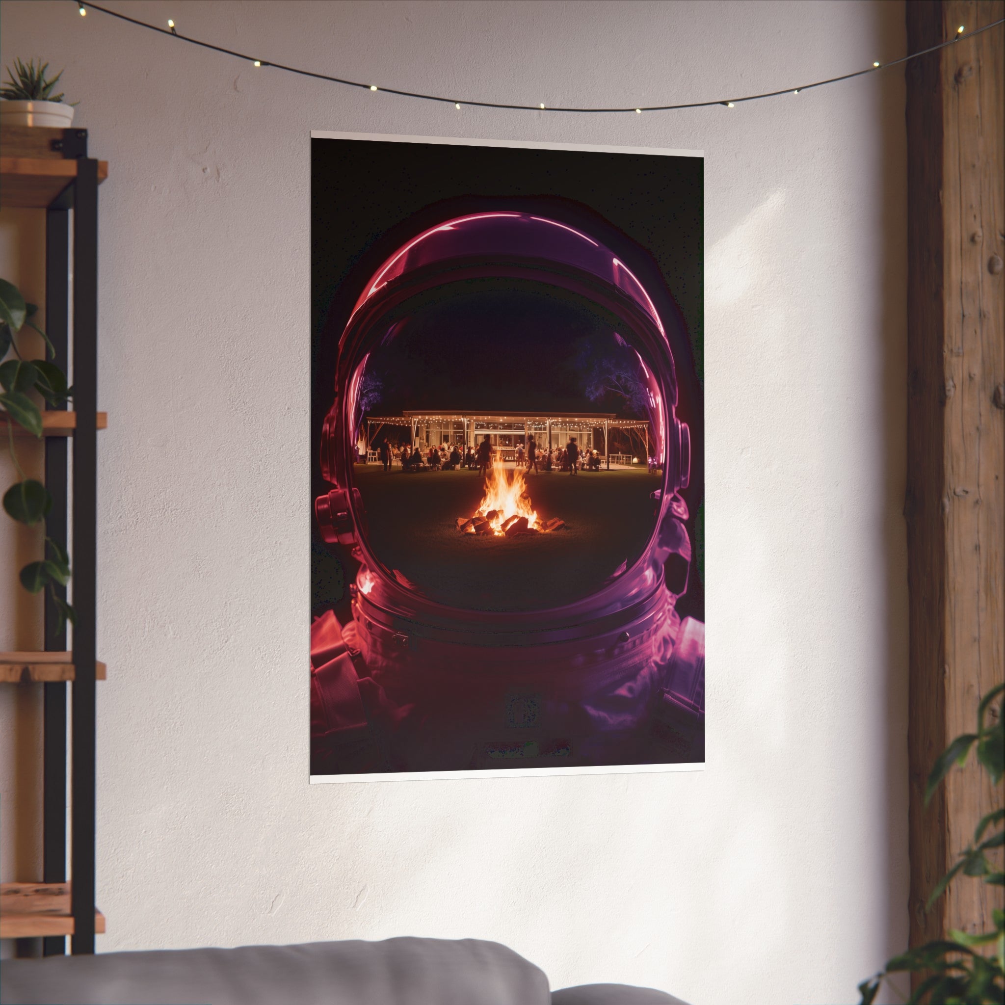 Campfire in space
