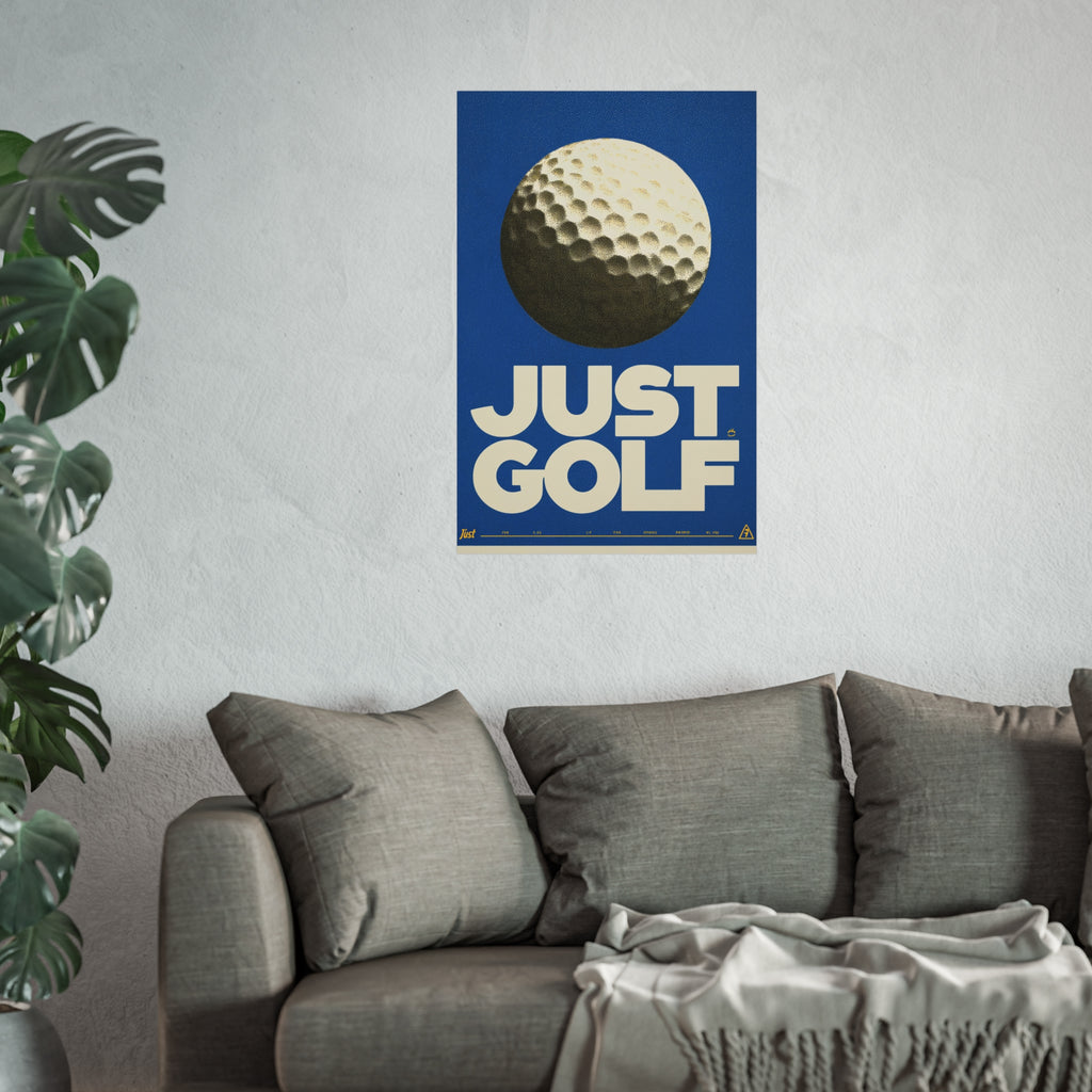 Just Golf Fine Art Poster