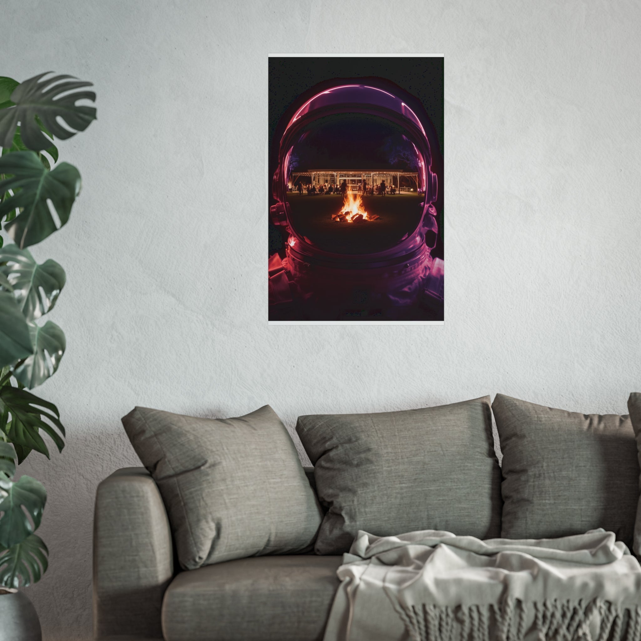 Campfire in space