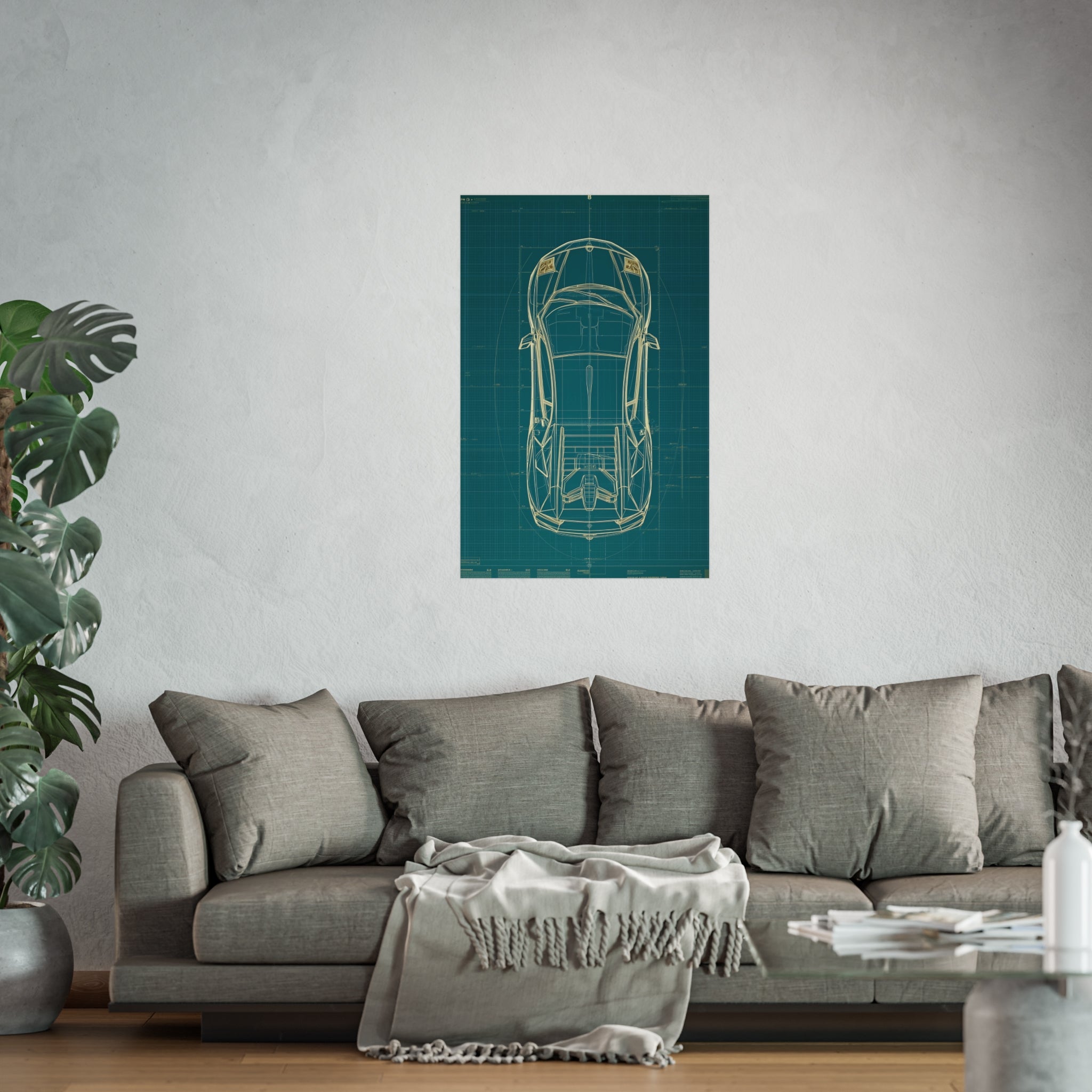 Supercar blueprint