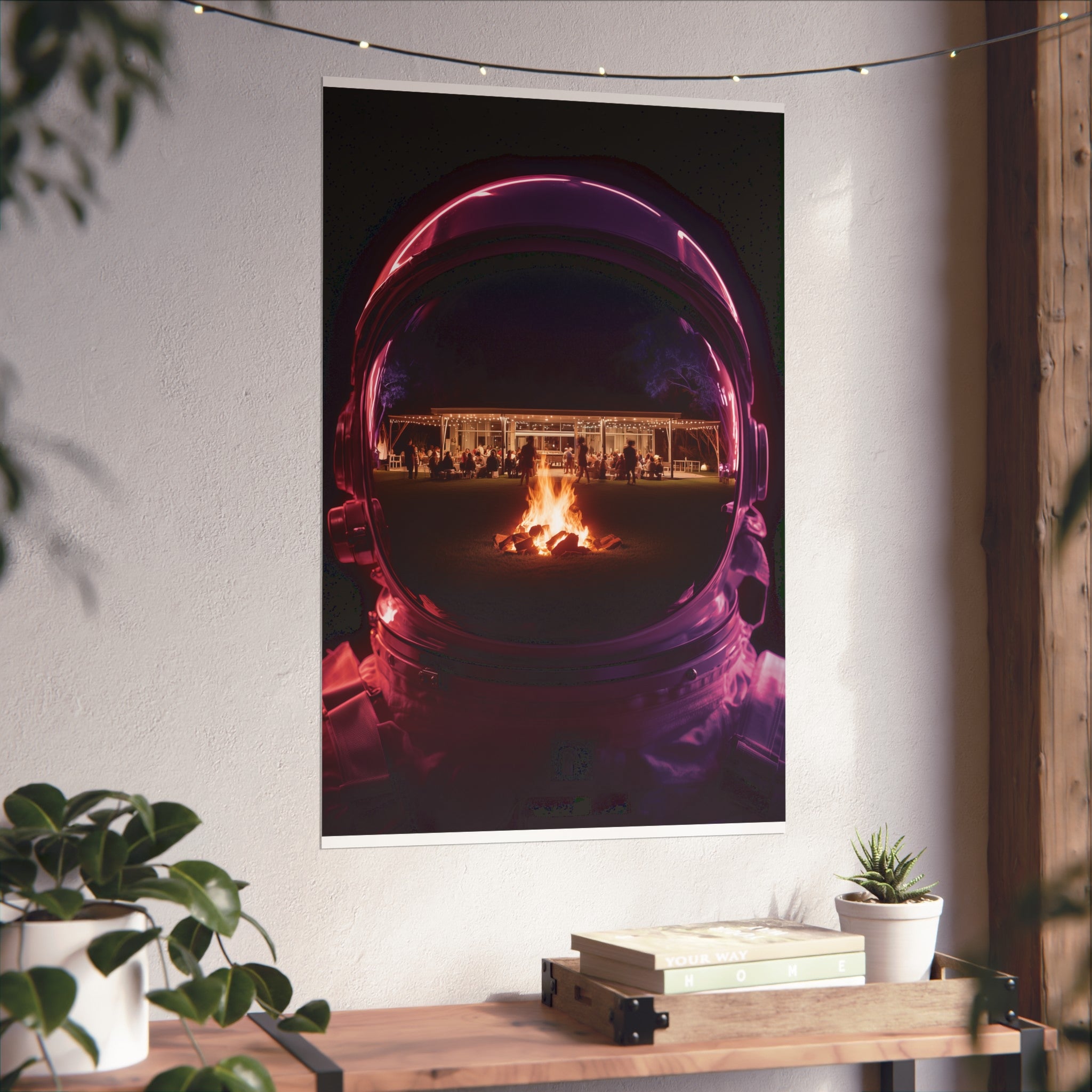 Campfire in space