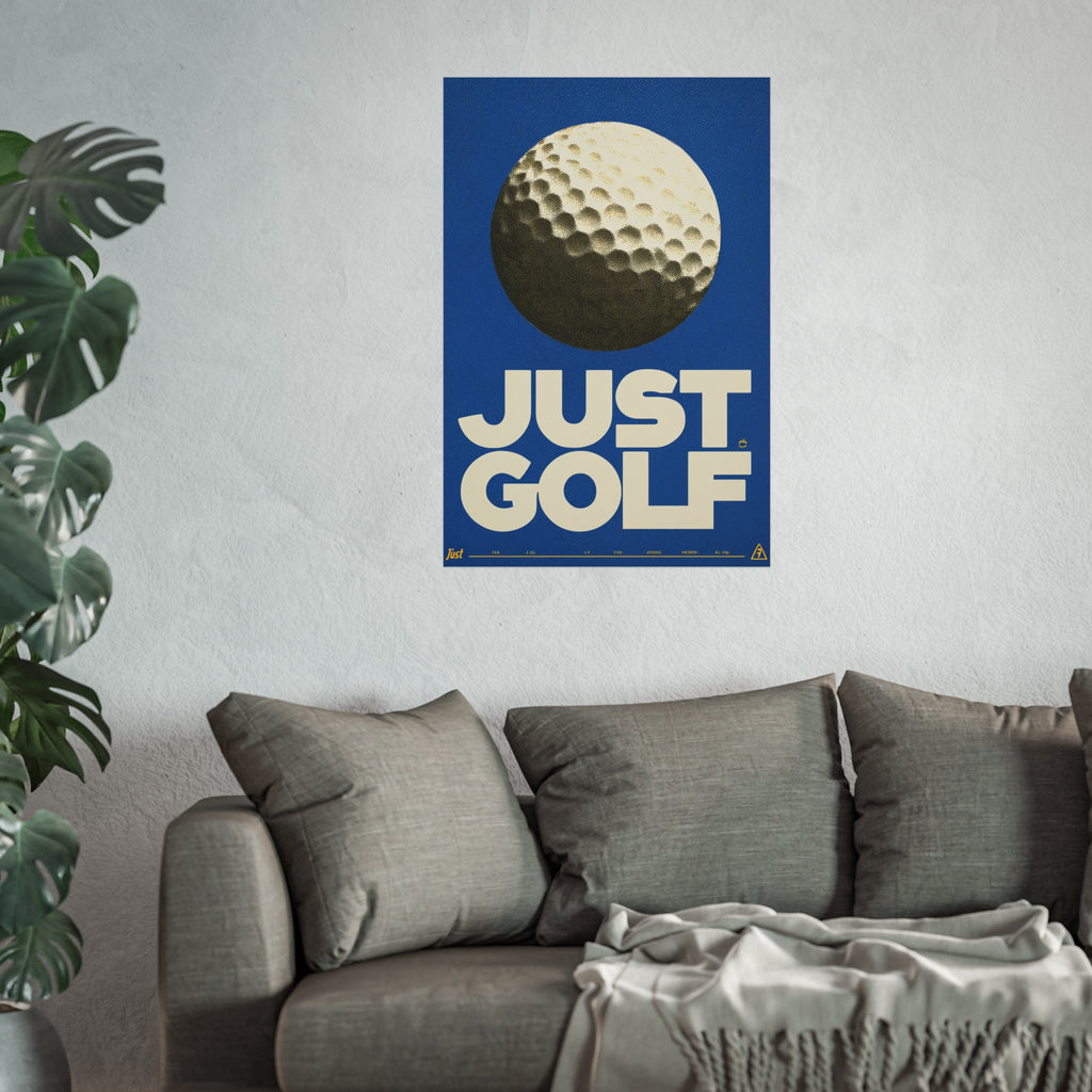 Just Golf Fine Art Poster