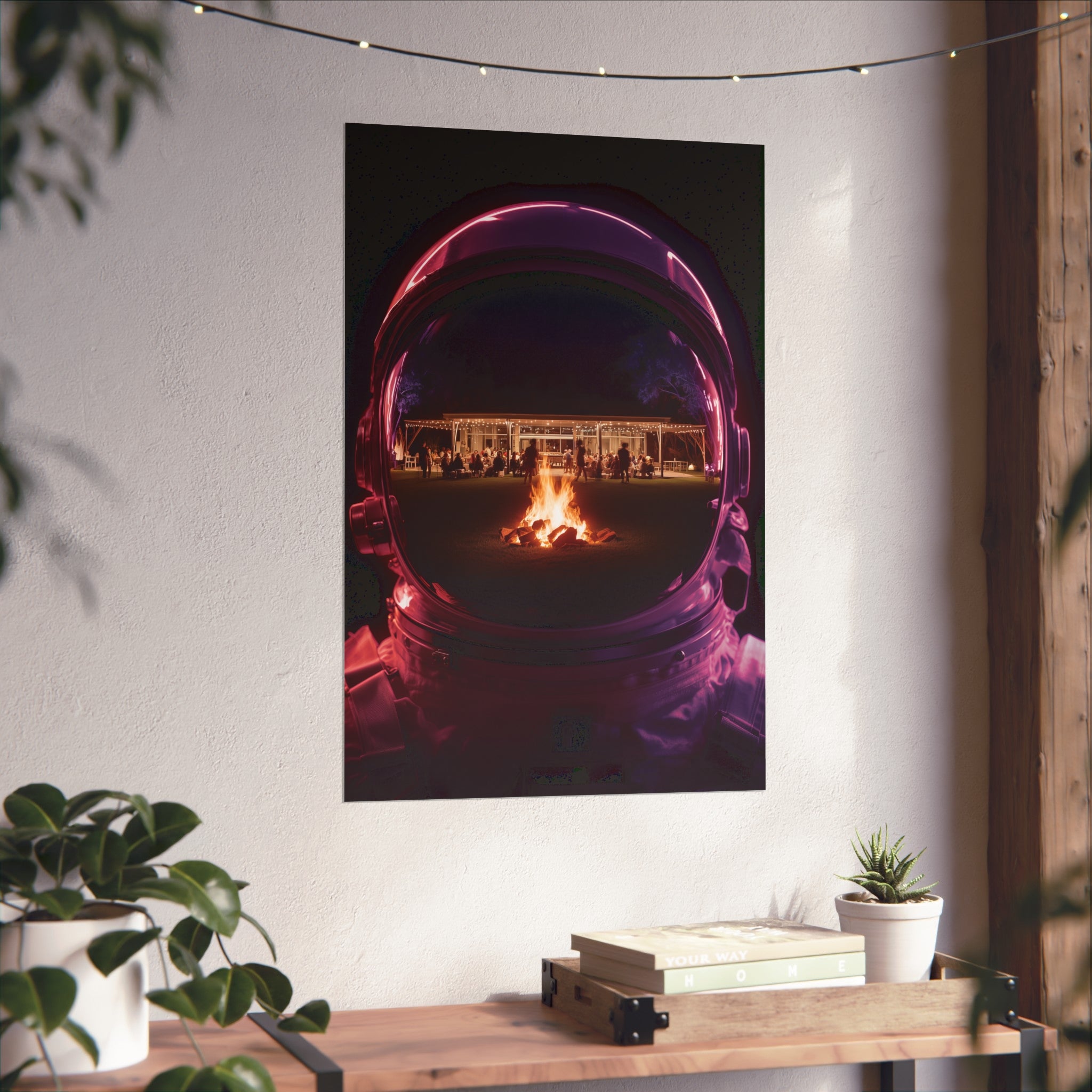 Campfire in space