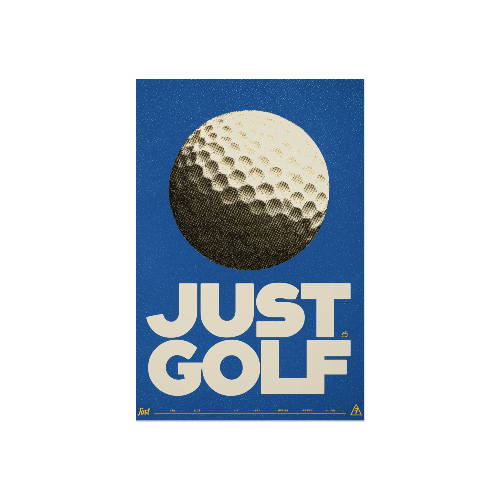 Just Golf Fine Art Poster
