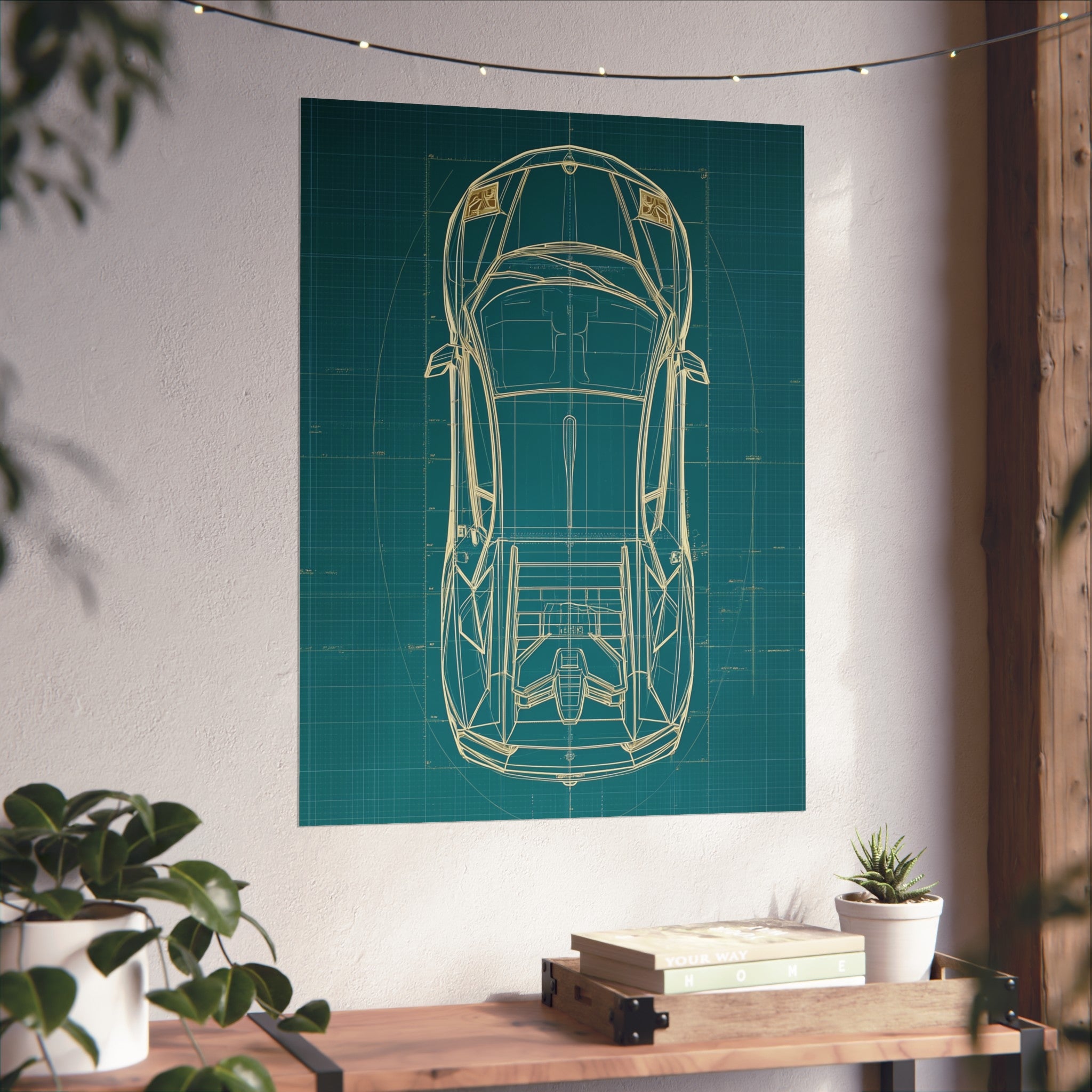 Supercar blueprint