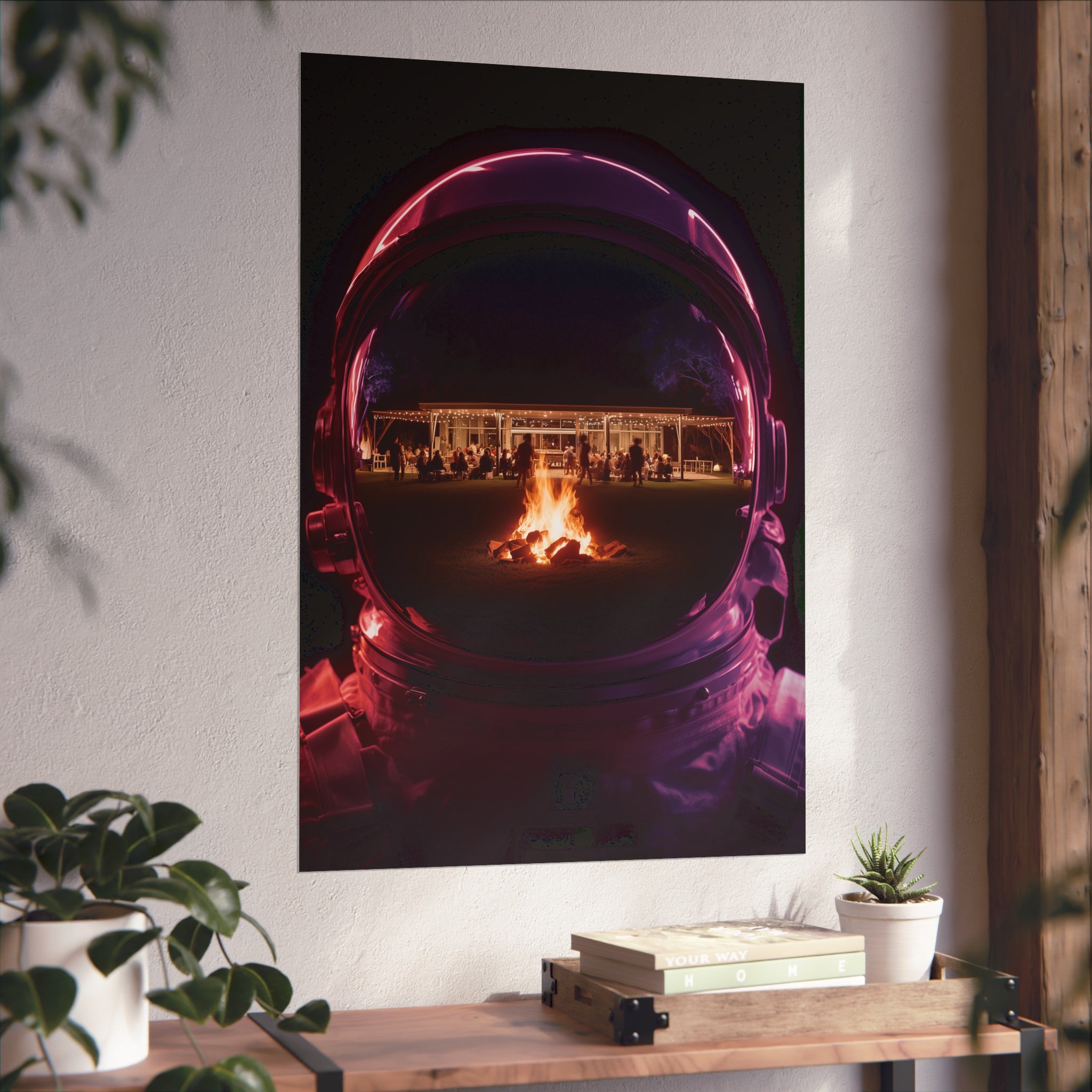 Campfire in space