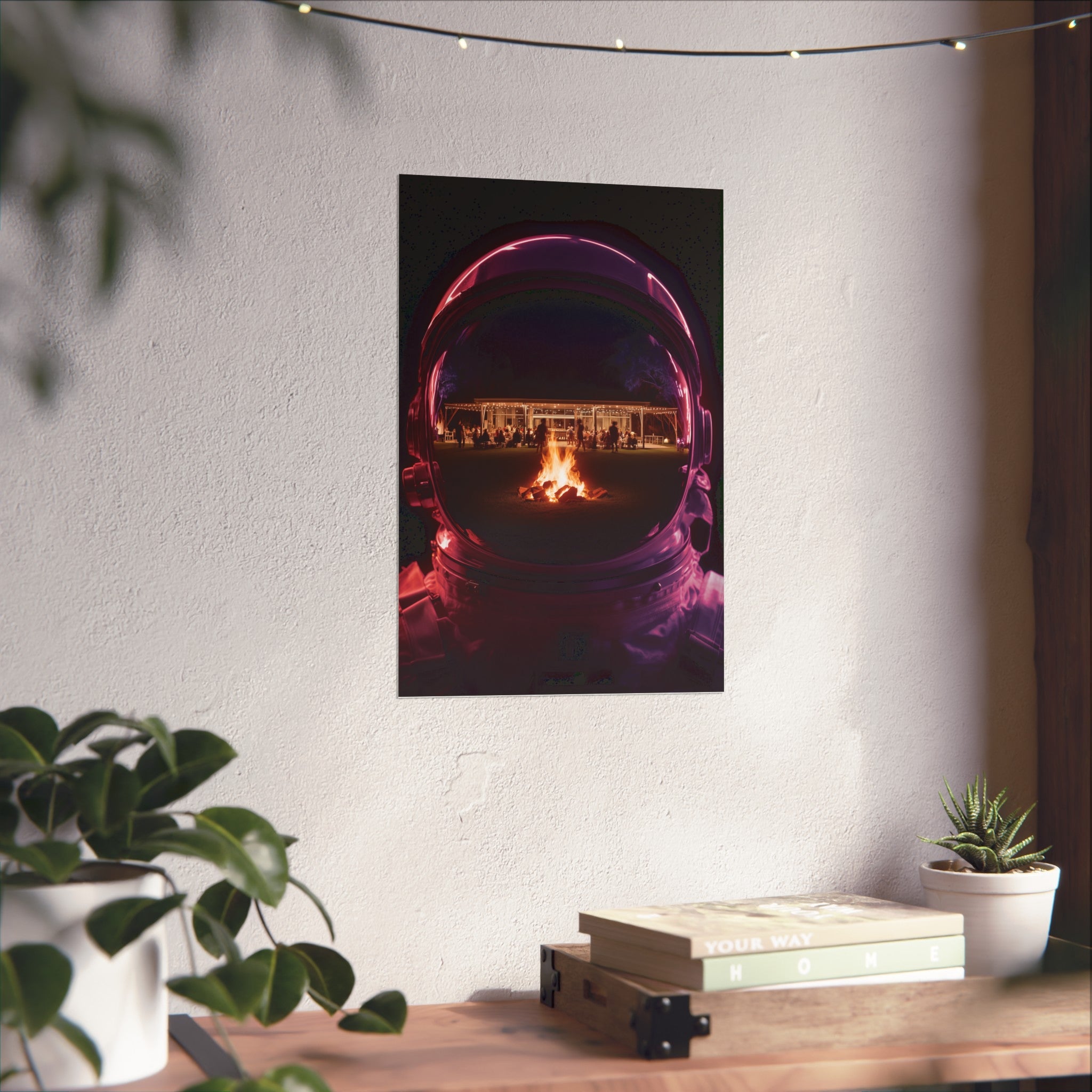 Campfire in space