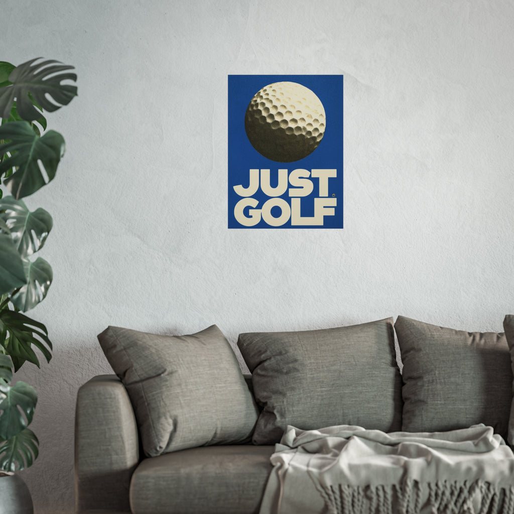 Just Golf Fine Art Poster