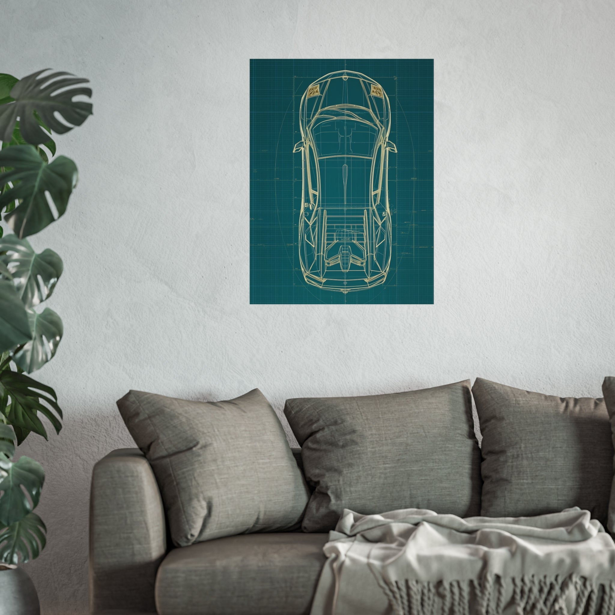 Supercar blueprint