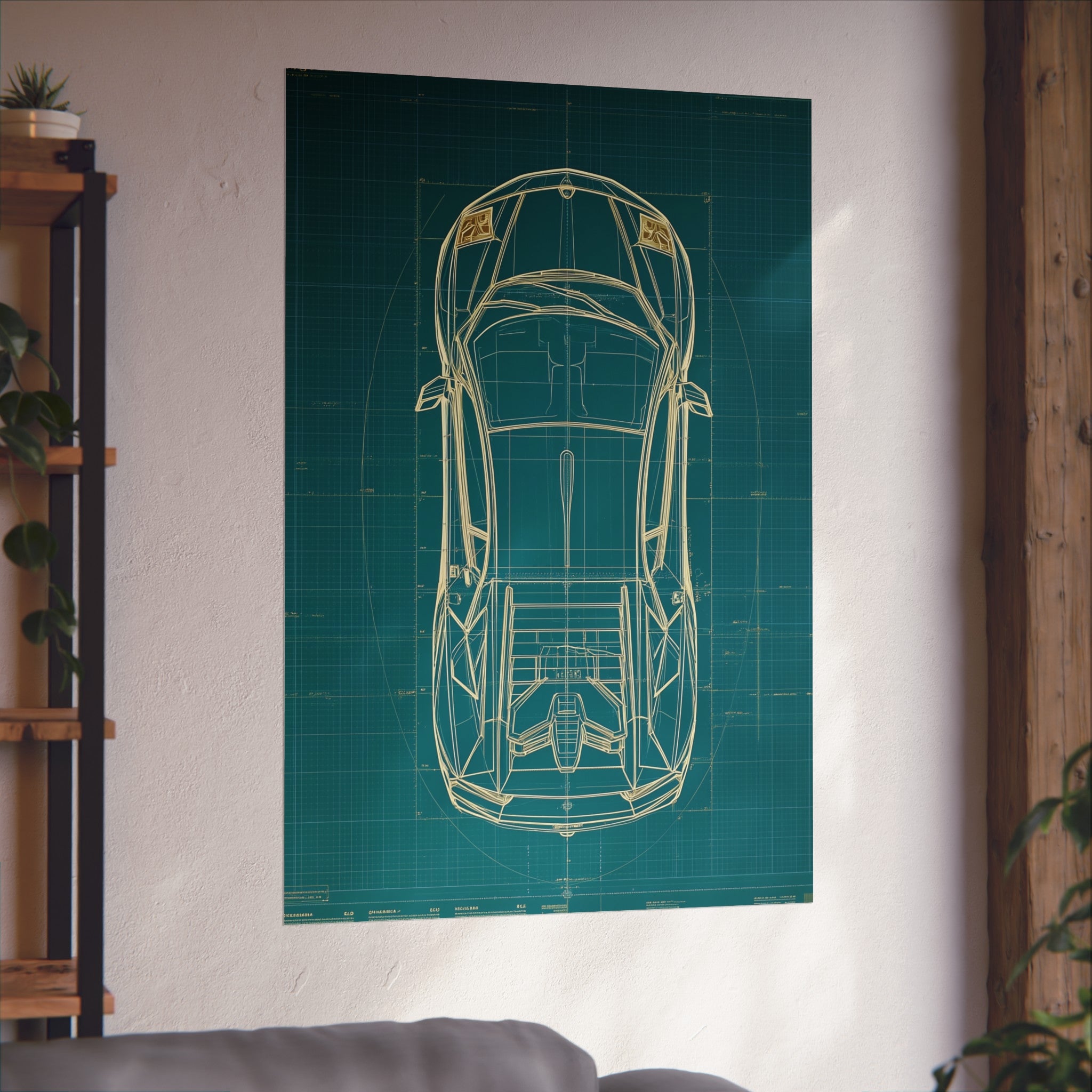 Supercar blueprint