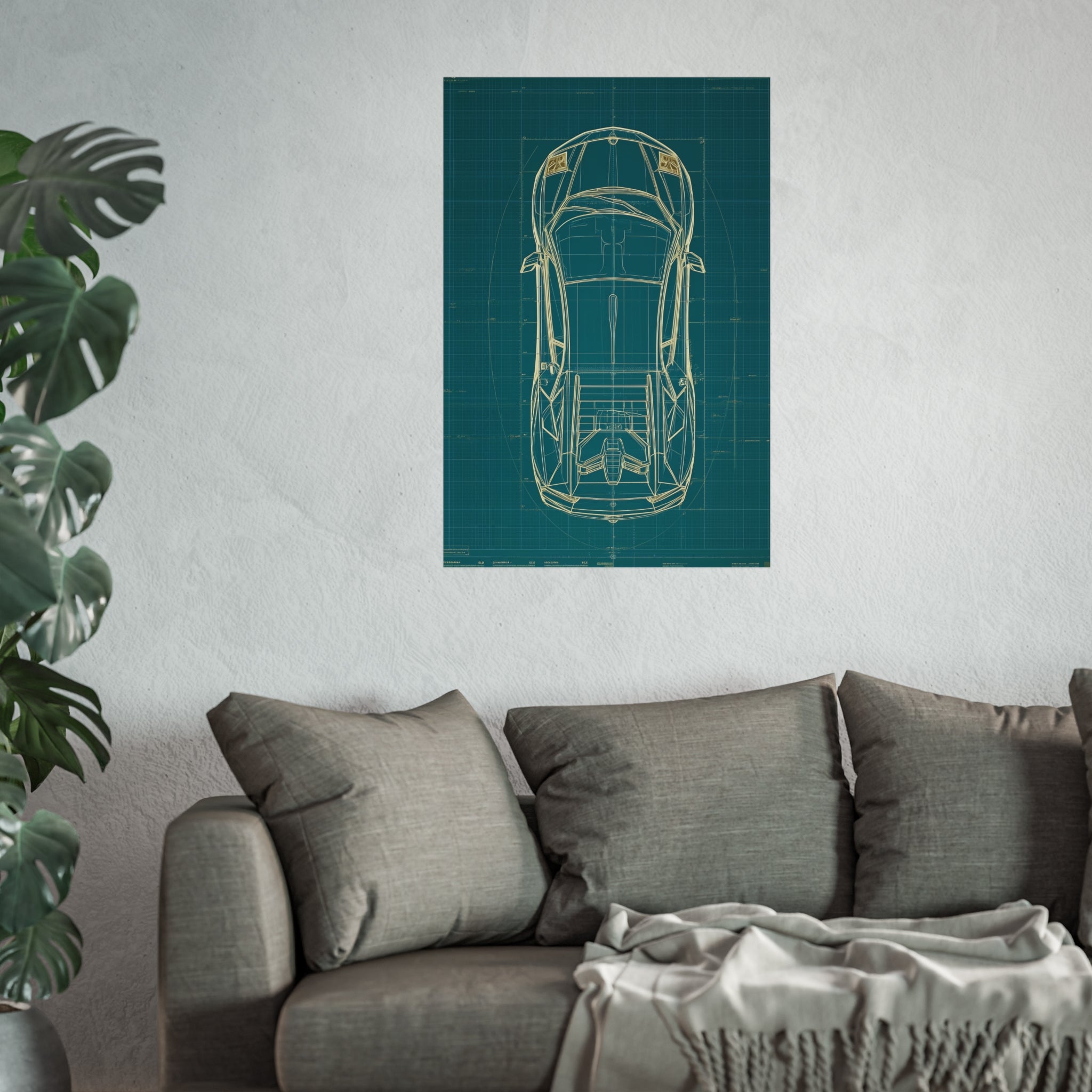 Supercar blueprint
