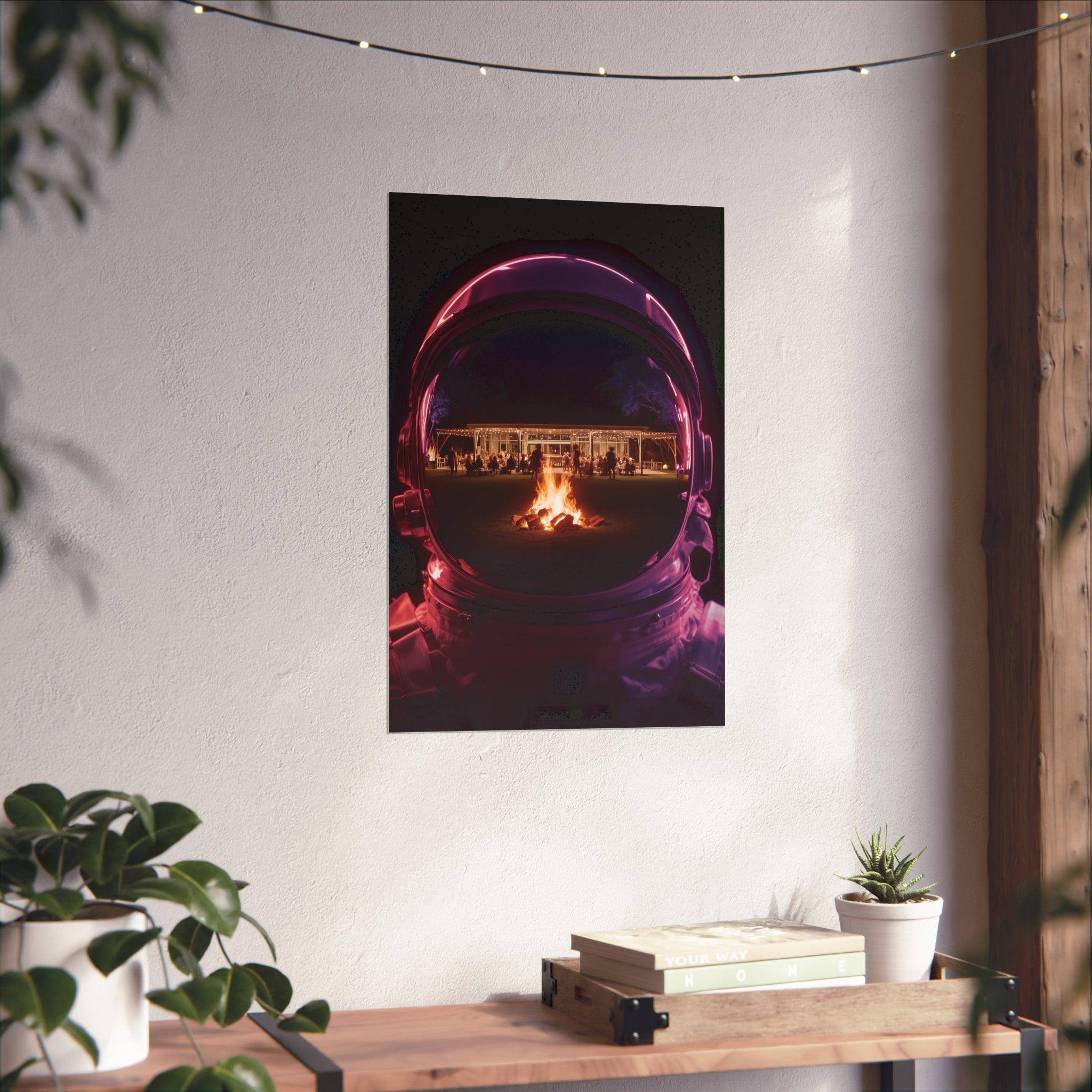 Campfire in space