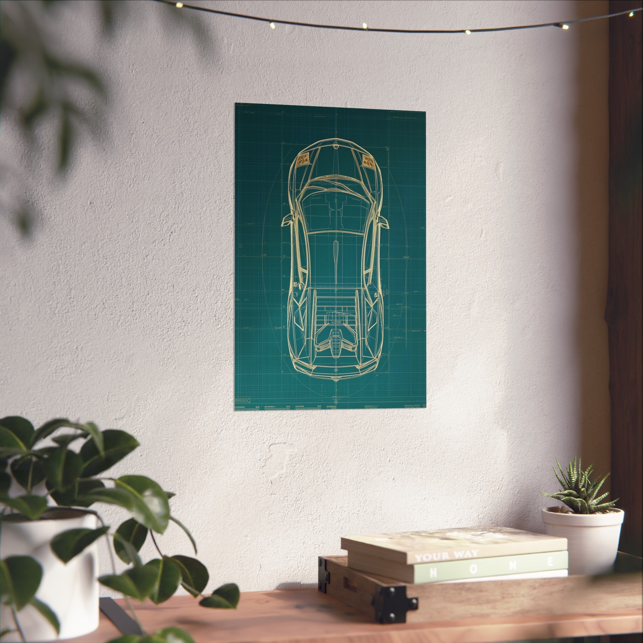 Supercar blueprint