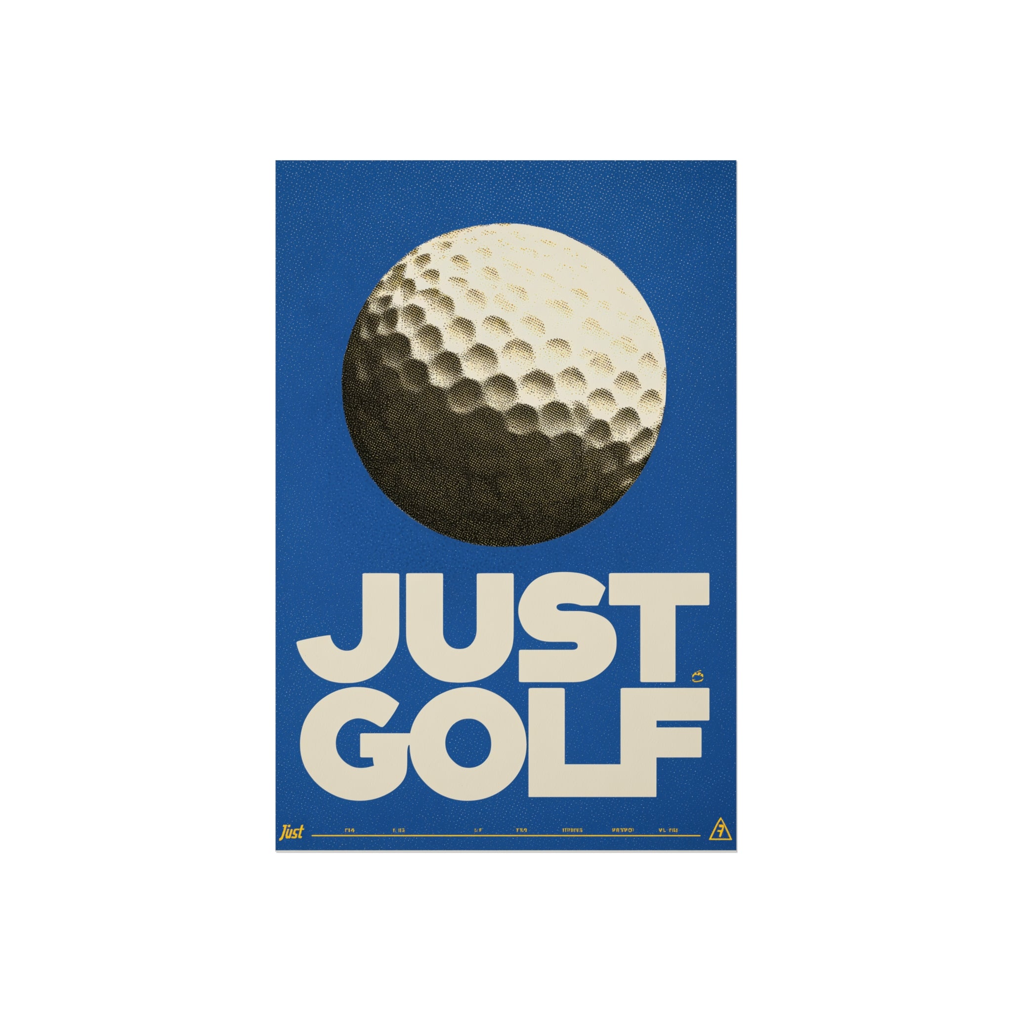 Just Golf Fine Art Poster