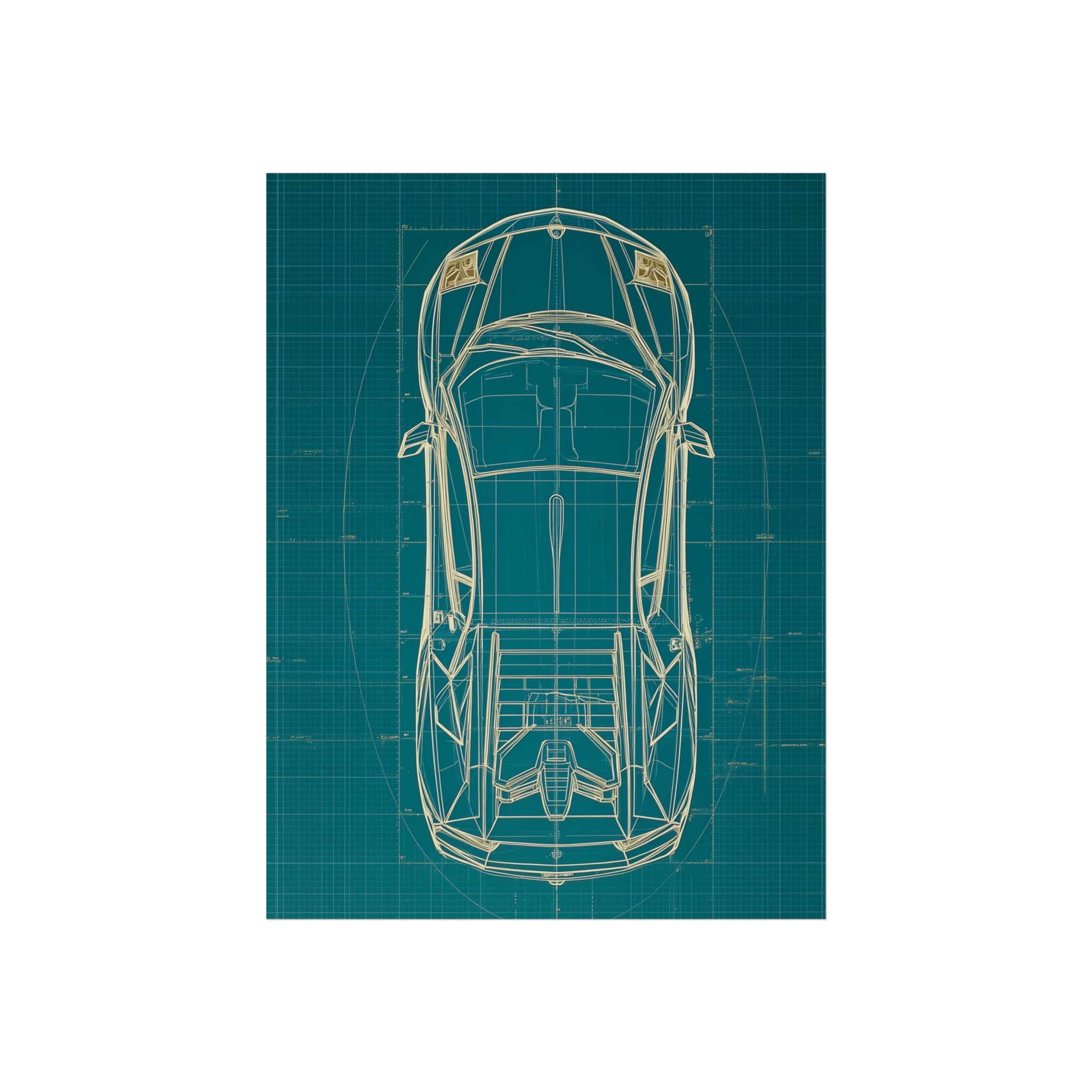 Supercar blueprint
