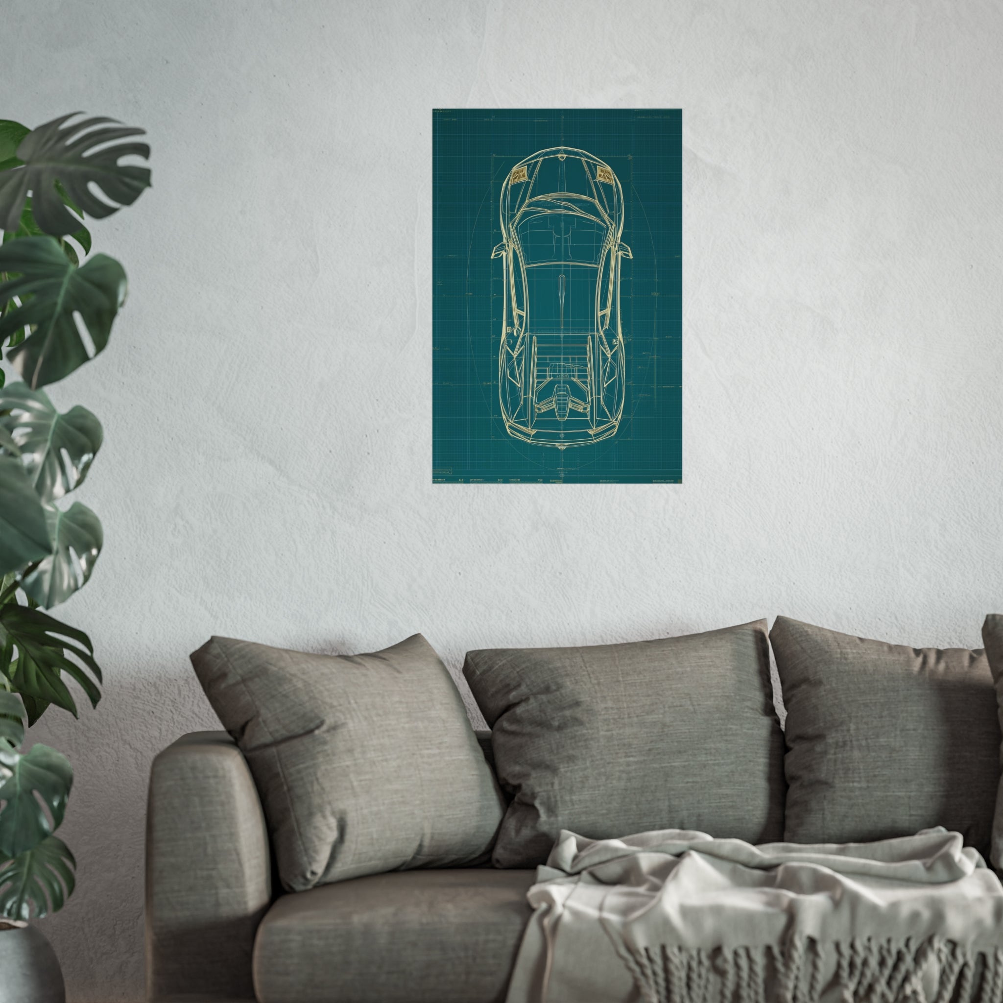 Supercar blueprint