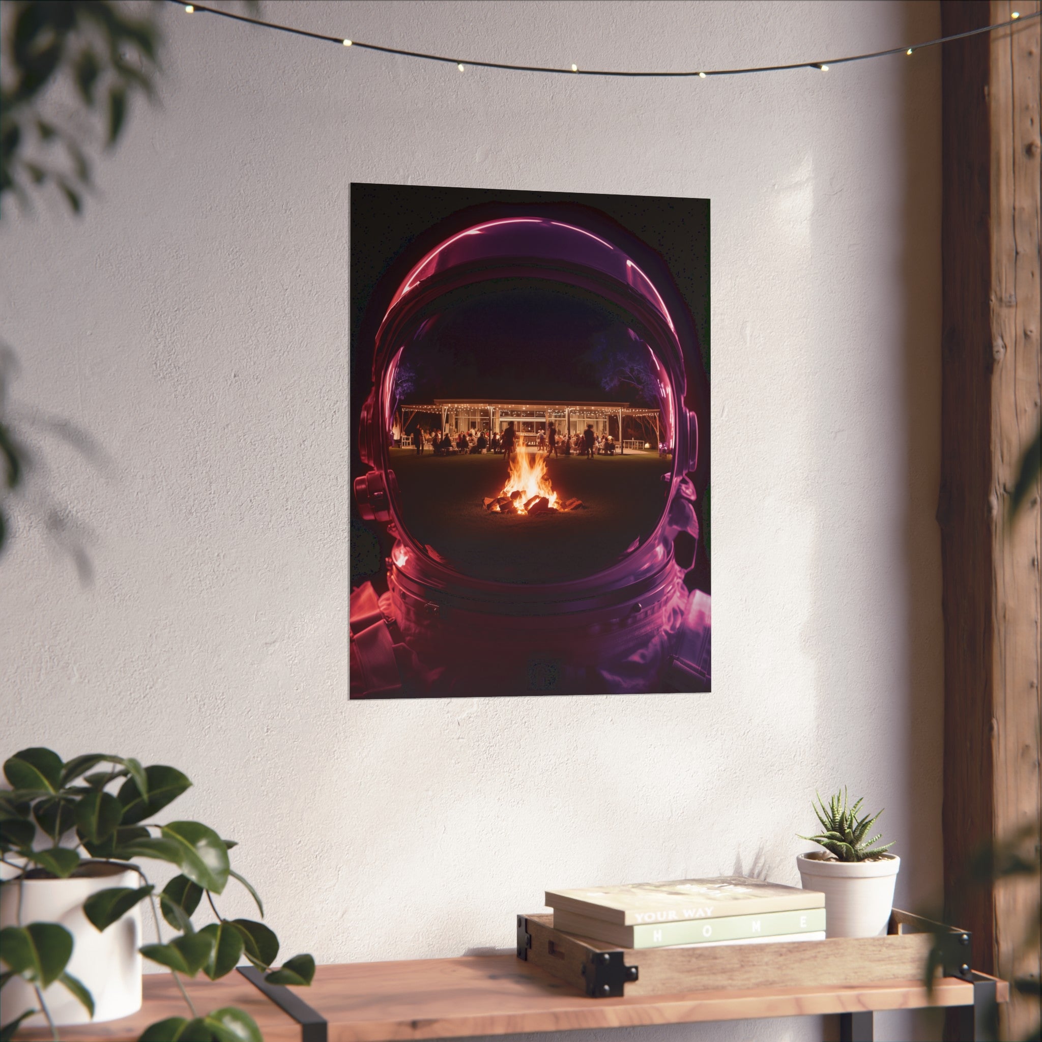 Campfire in space