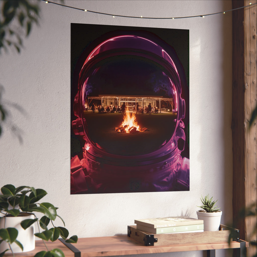 Campfire in space