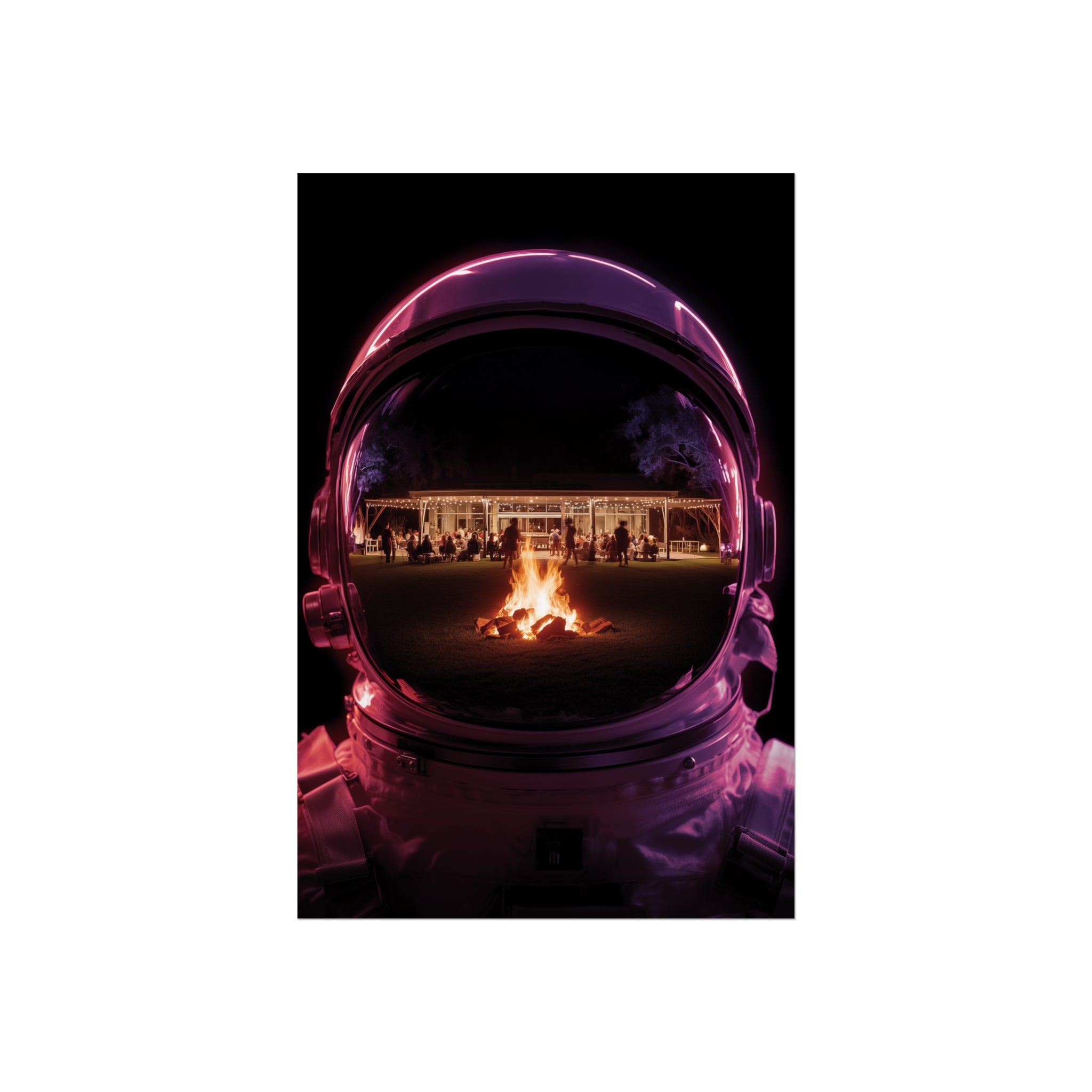 Campfire in space