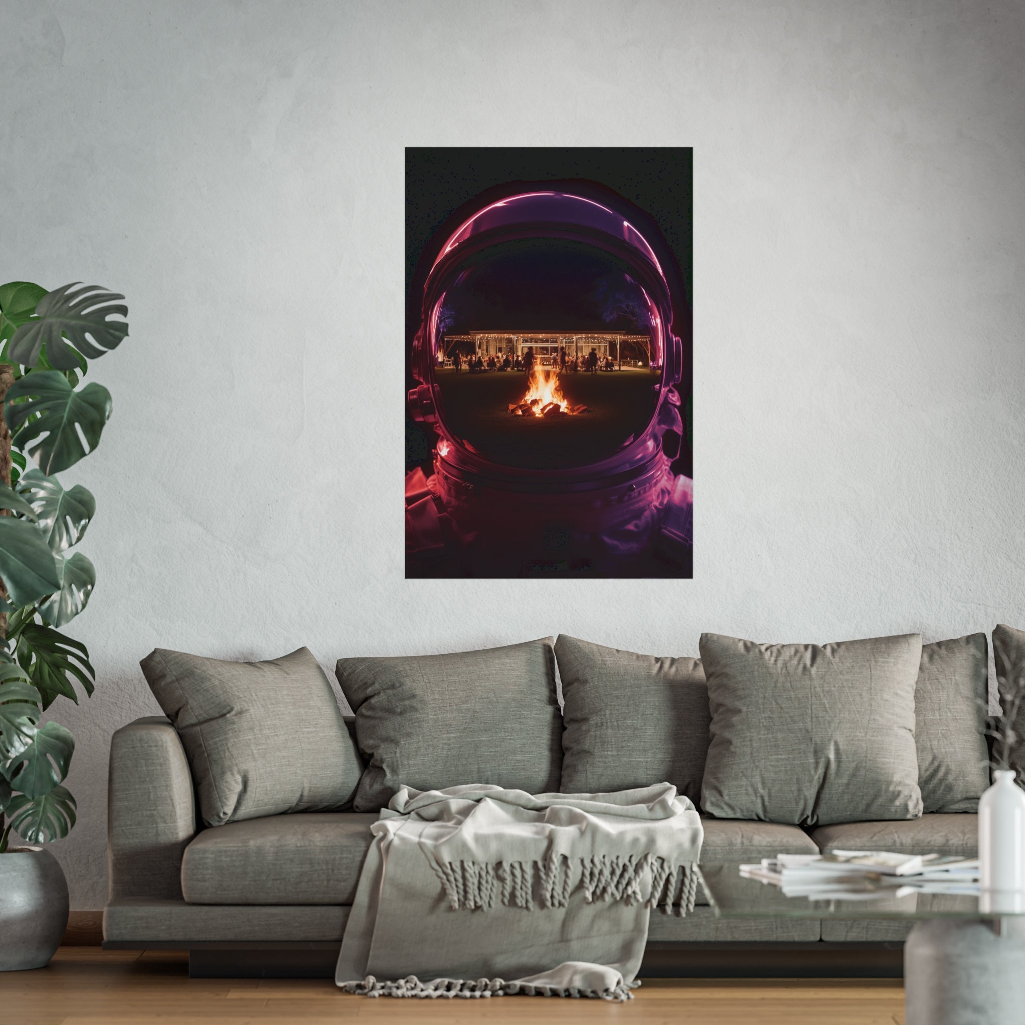 Campfire in space