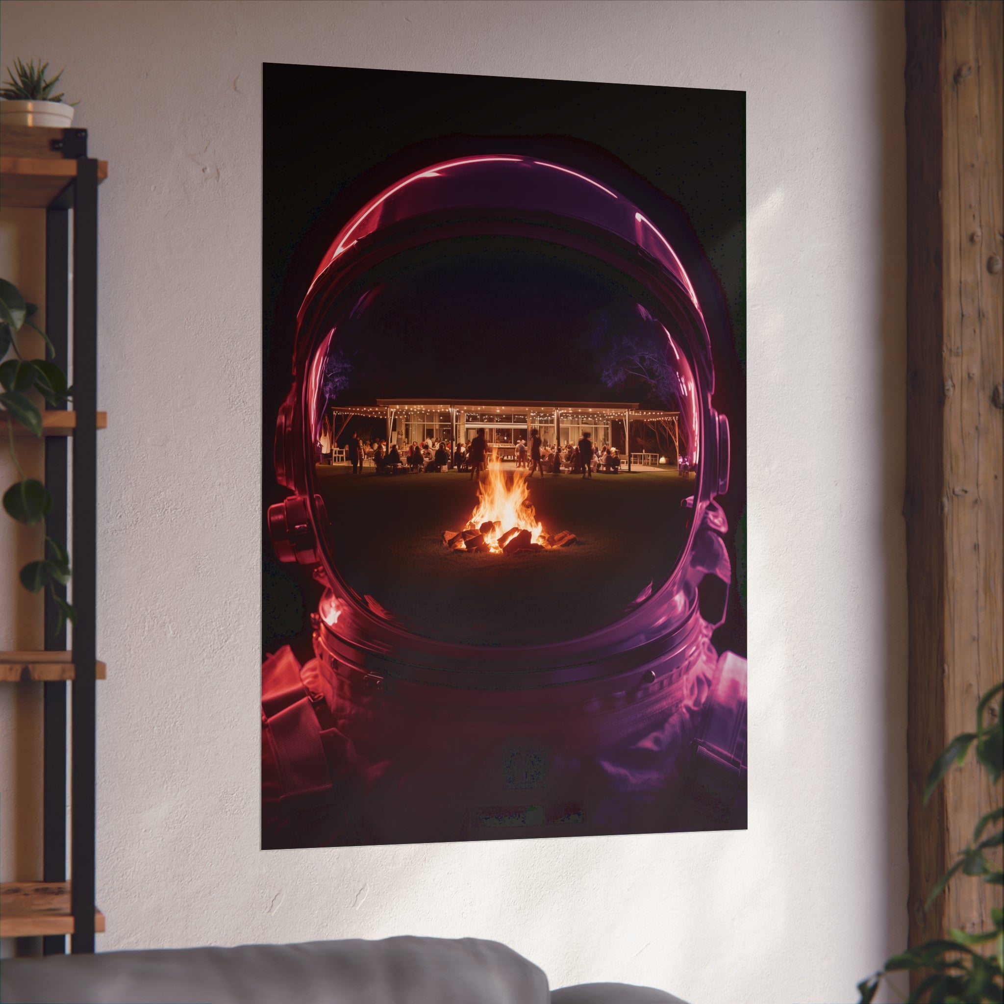 Campfire in space