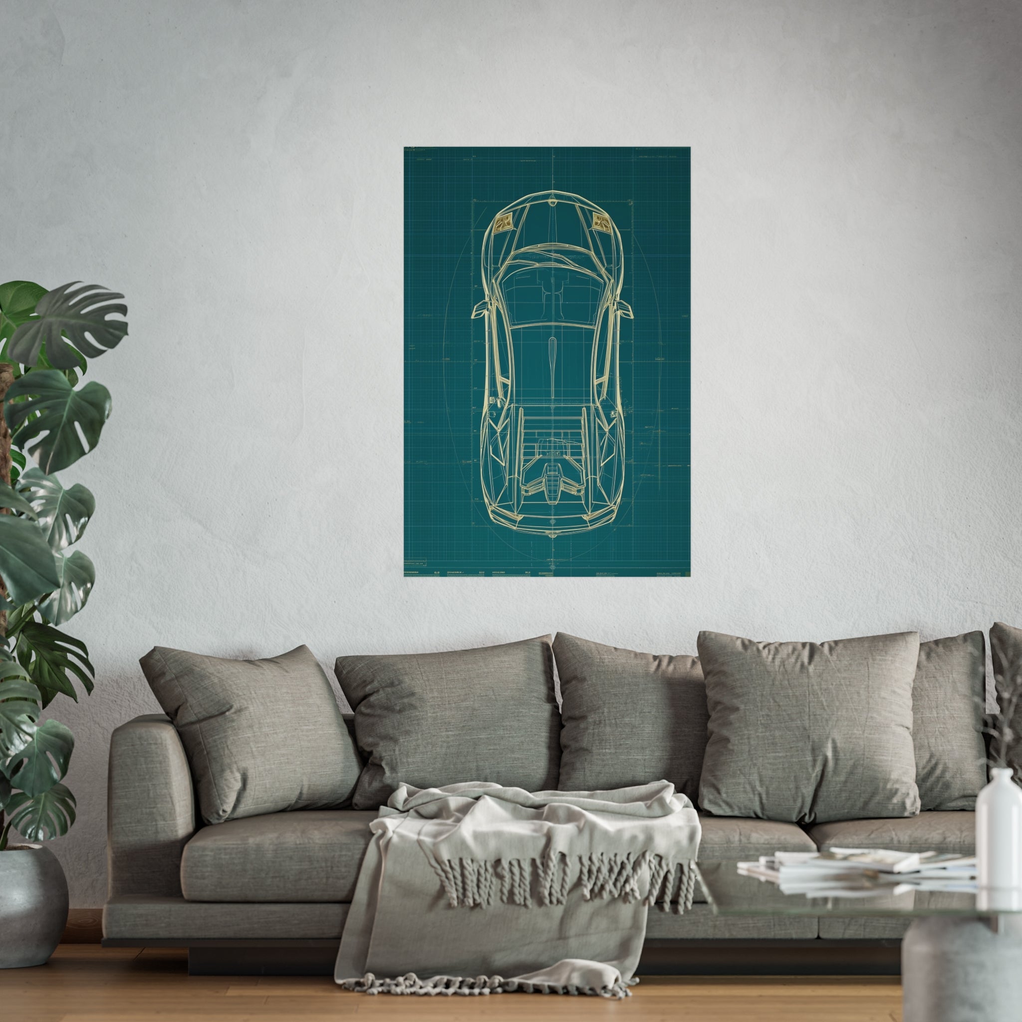 Supercar blueprint