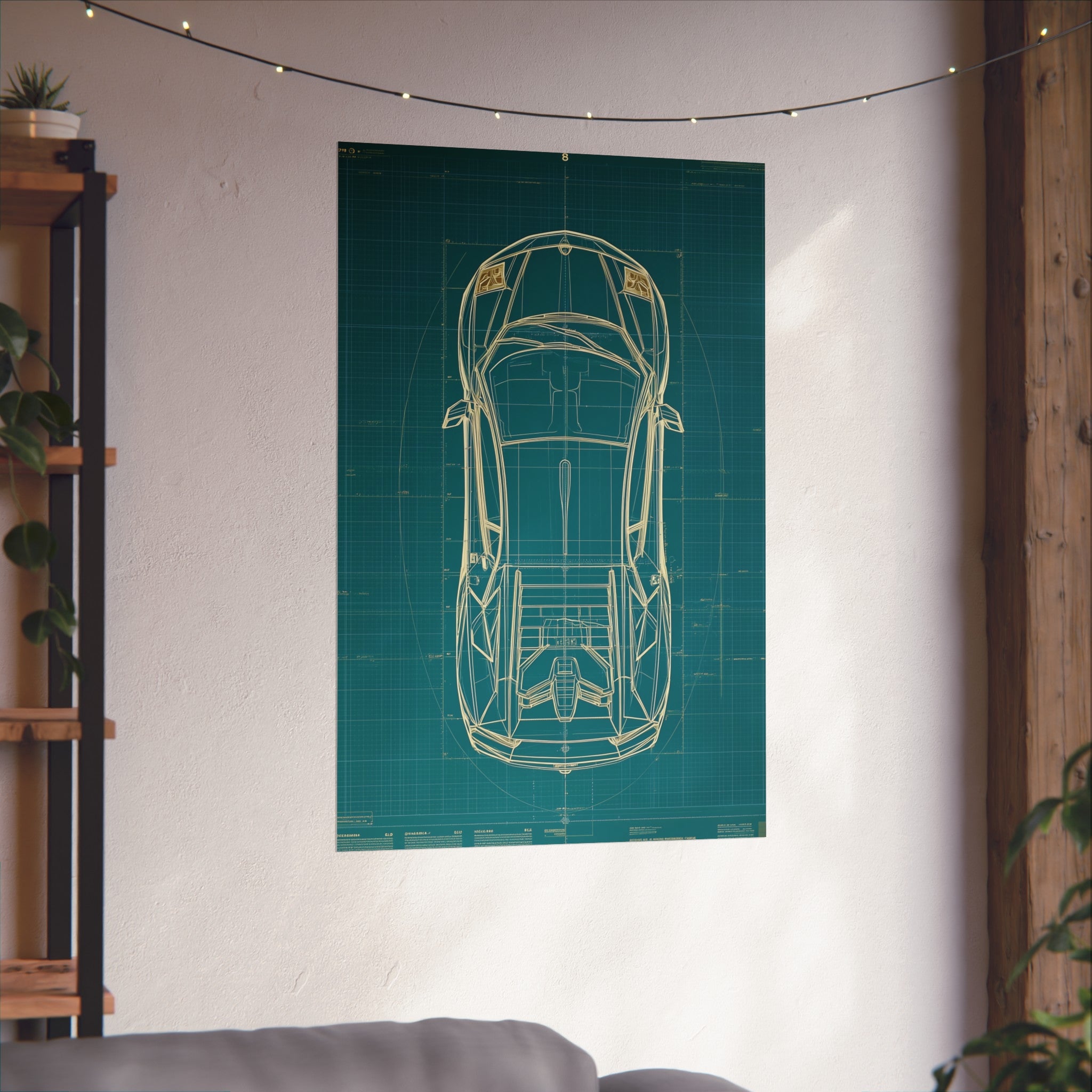 Supercar blueprint