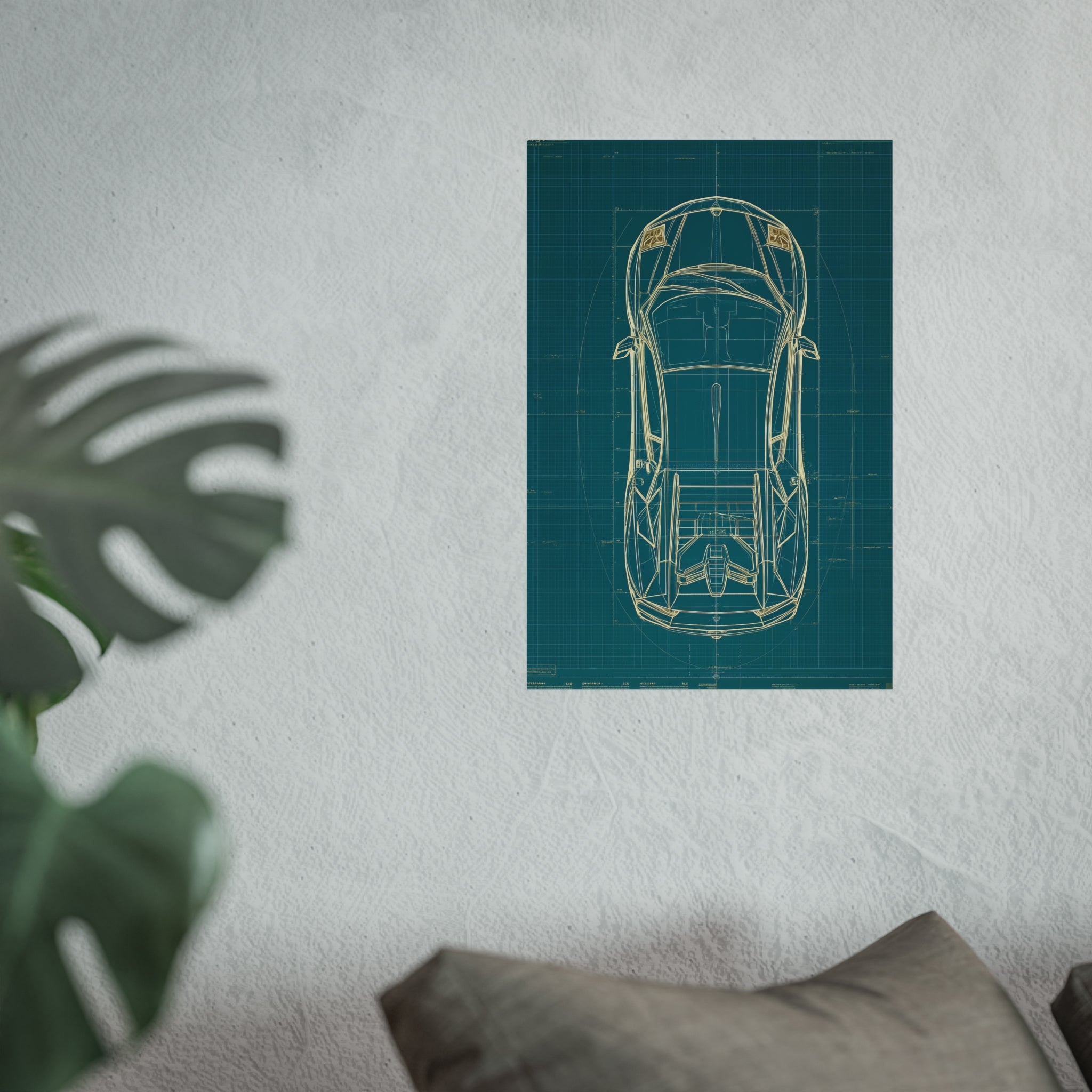 Supercar blueprint