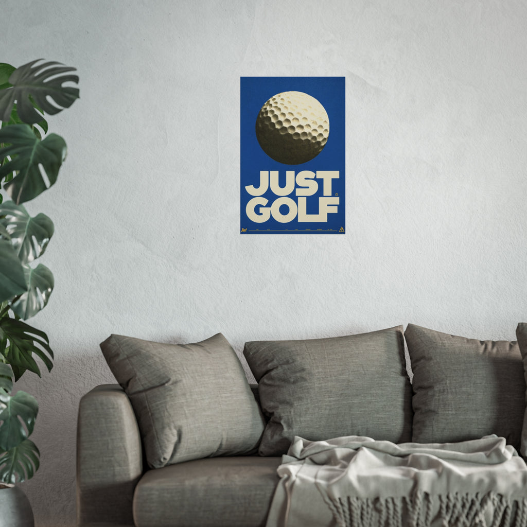 Just Golf Fine Art Poster
