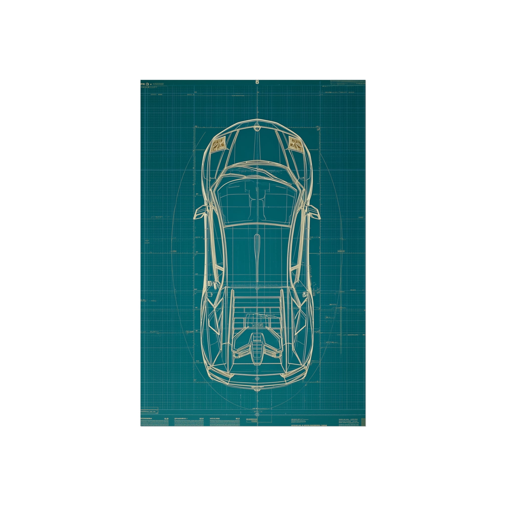 Supercar blueprint
