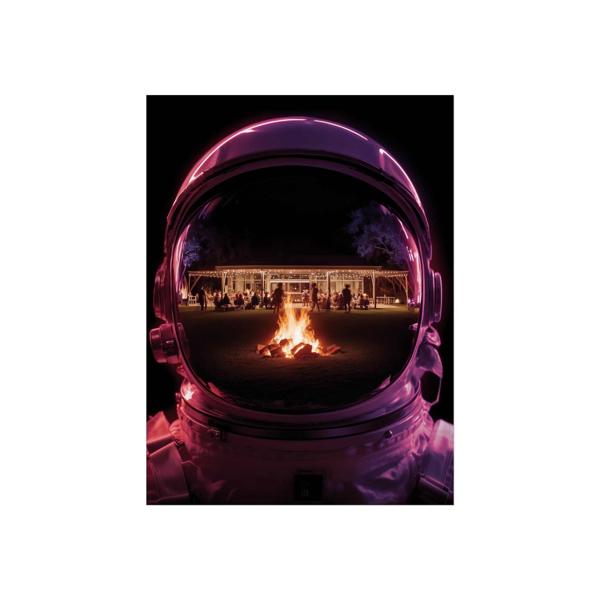 Campfire in space