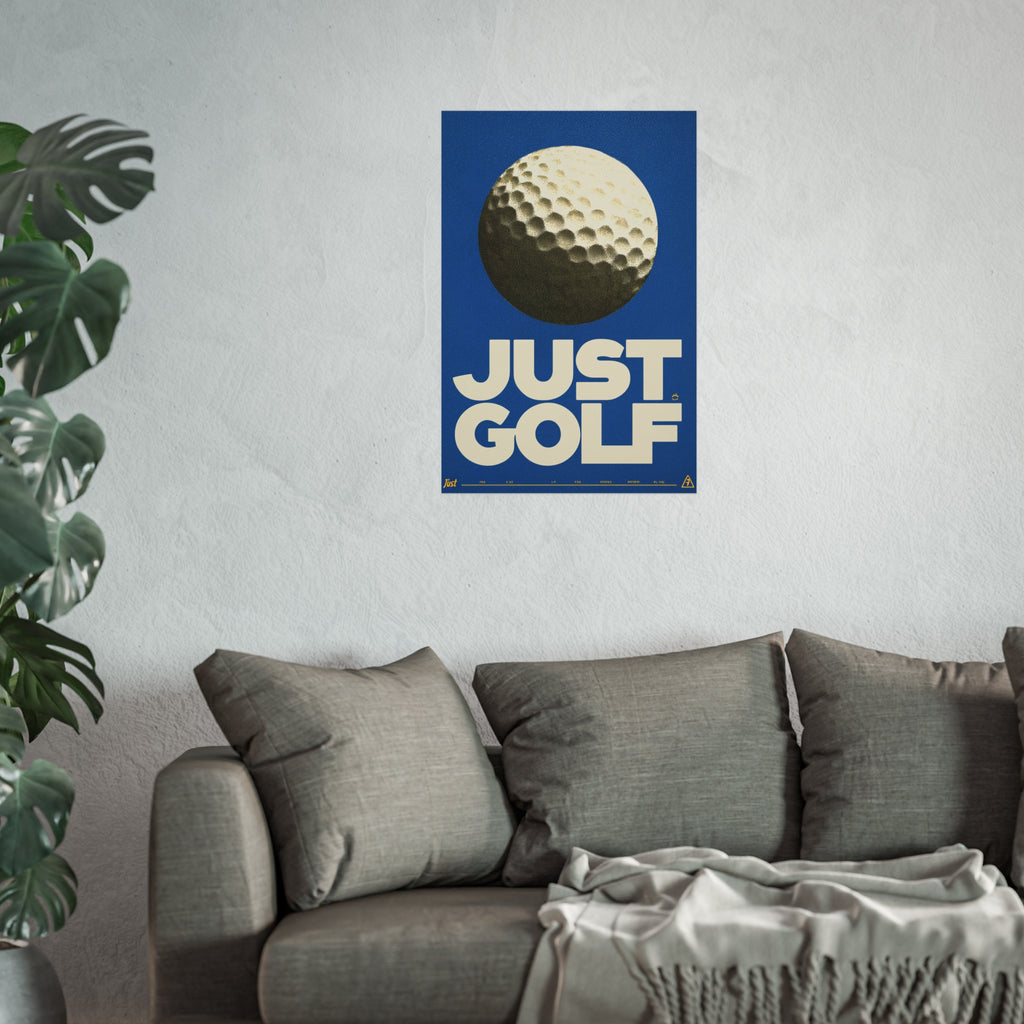 Just Golf Fine Art Poster