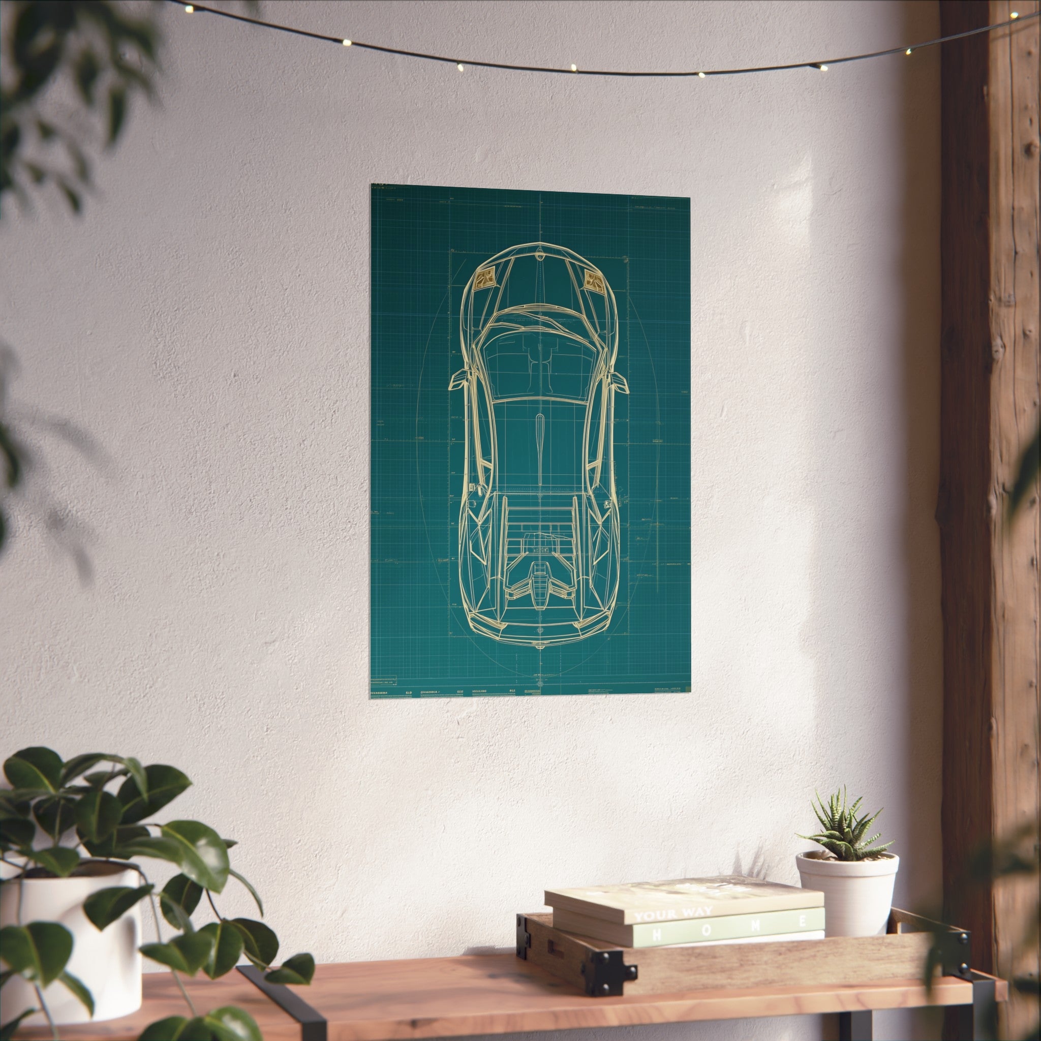 Supercar blueprint