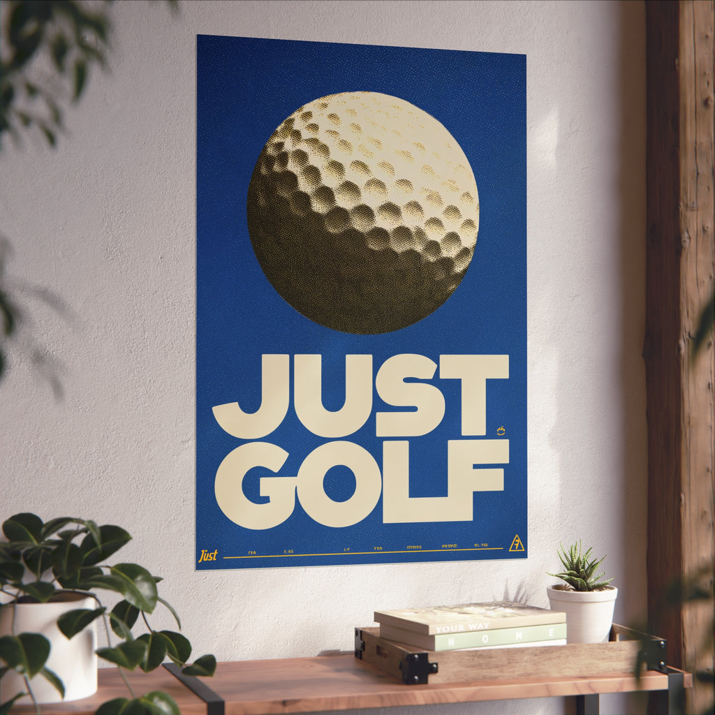 Just Golf Fine Art Poster